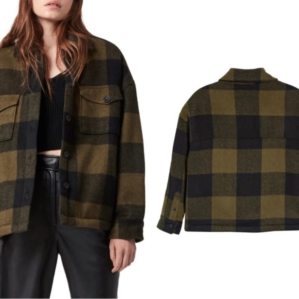 All Saints Plaid Luella Jacket